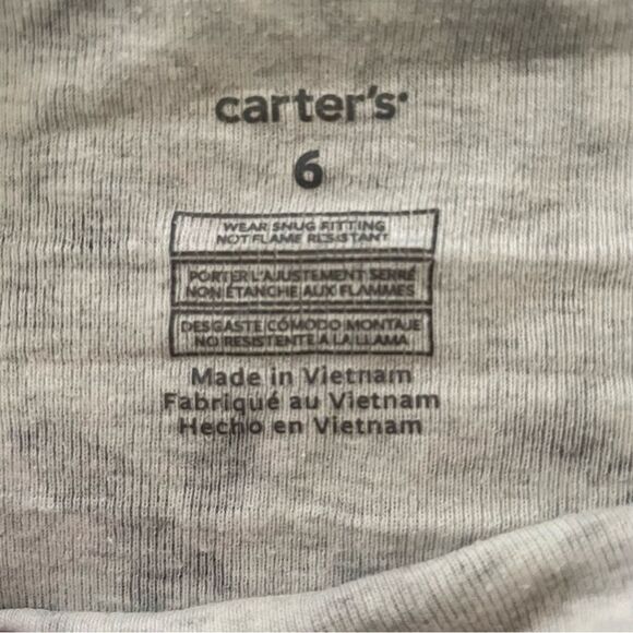 Set of 2 Carter’s Little Girls Pyjama Animal Print Size 6T - Picture 5 of 10